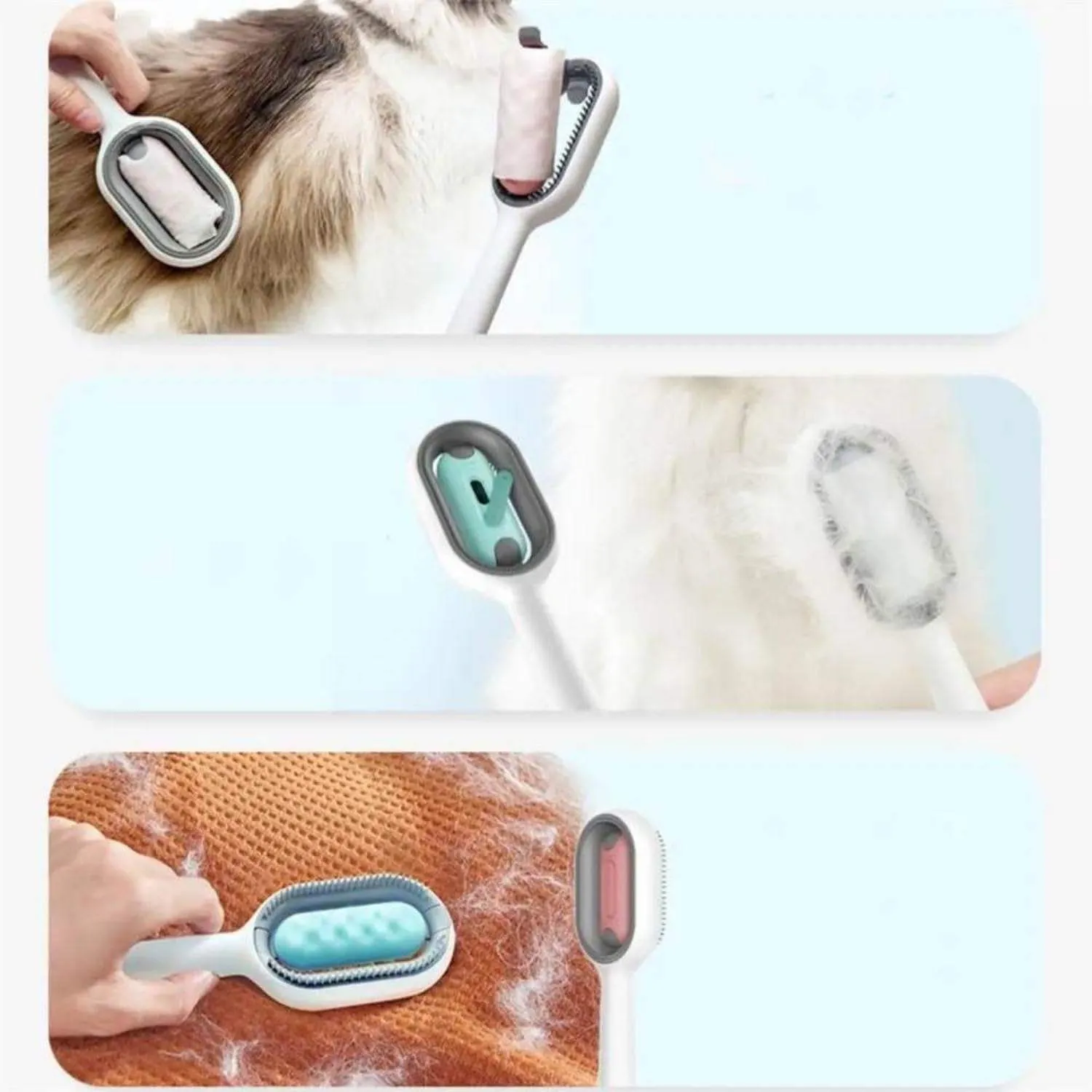 4 In-1 Cat Grooming Hair Brush With Water