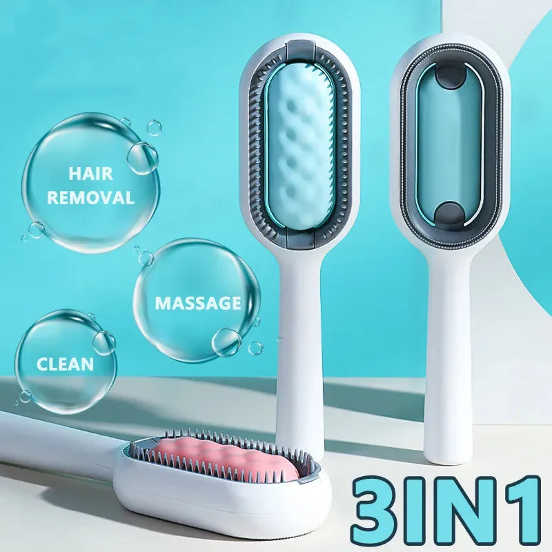 4 In-1 Cat Grooming Hair Brush With Water