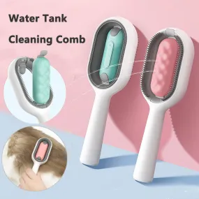 4 In-1 Cat Grooming Hair Brush With Water