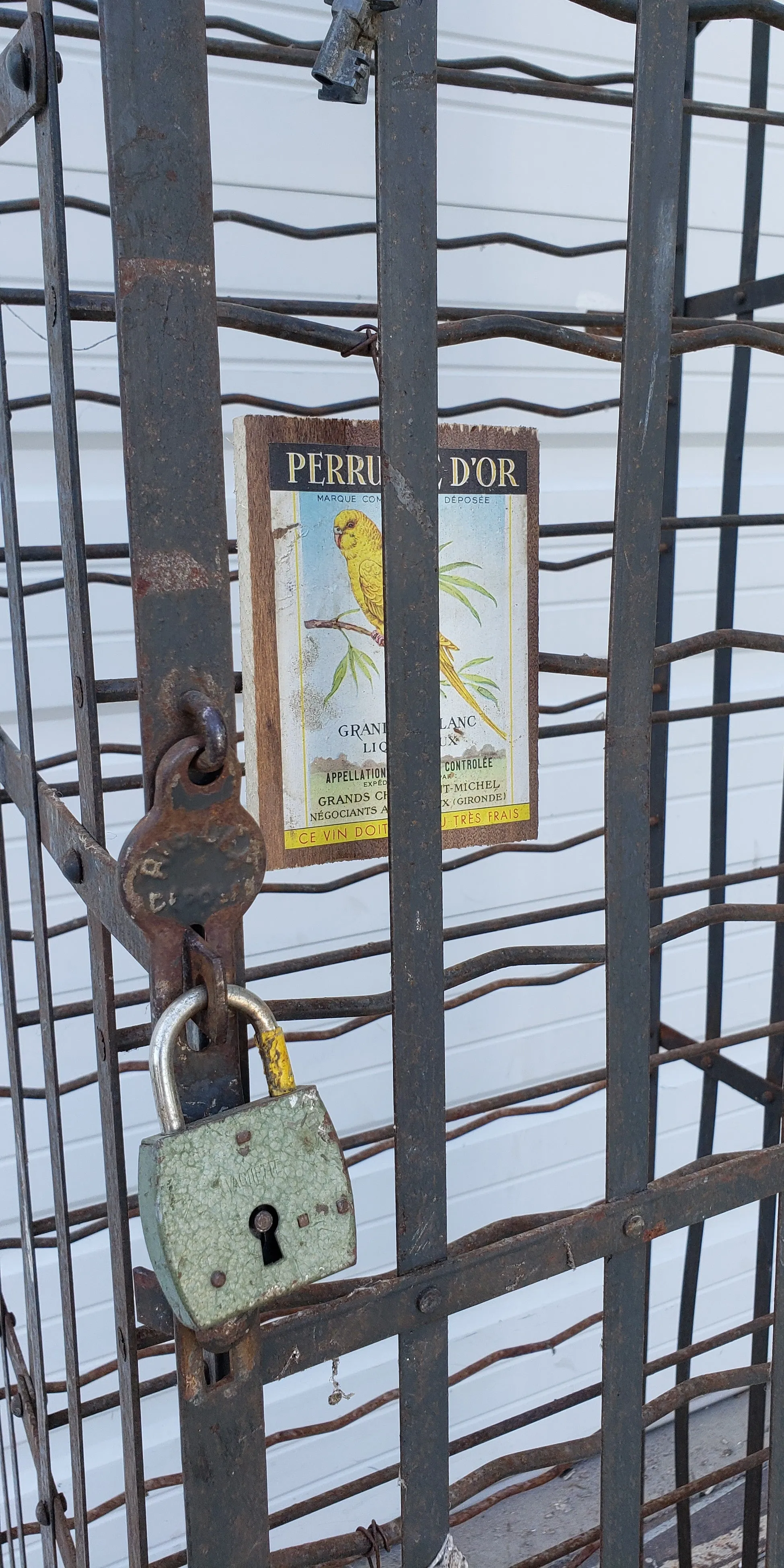 Antique French Wine Cage / Rack
