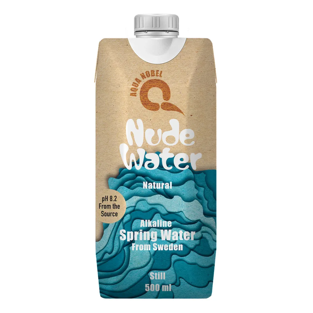 Aqua Nobel Nude Water Natural Alkaline Spring Water 500ml