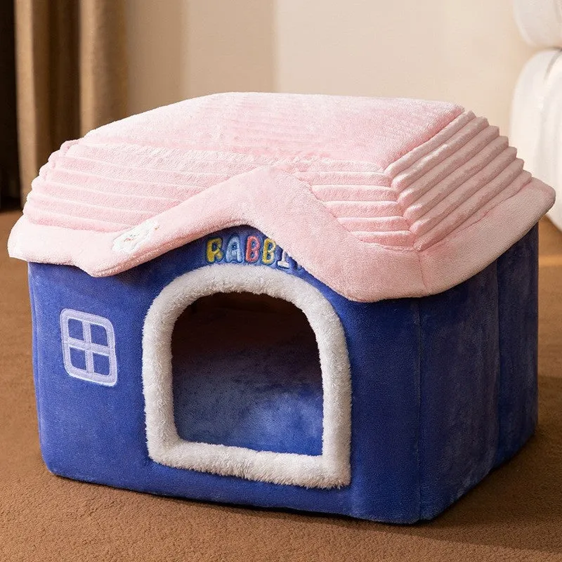 Autumn And Winter Closed Warm Cat Bed Kennel Pet Supplies