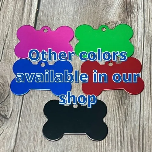 BLUE PET ID TAG