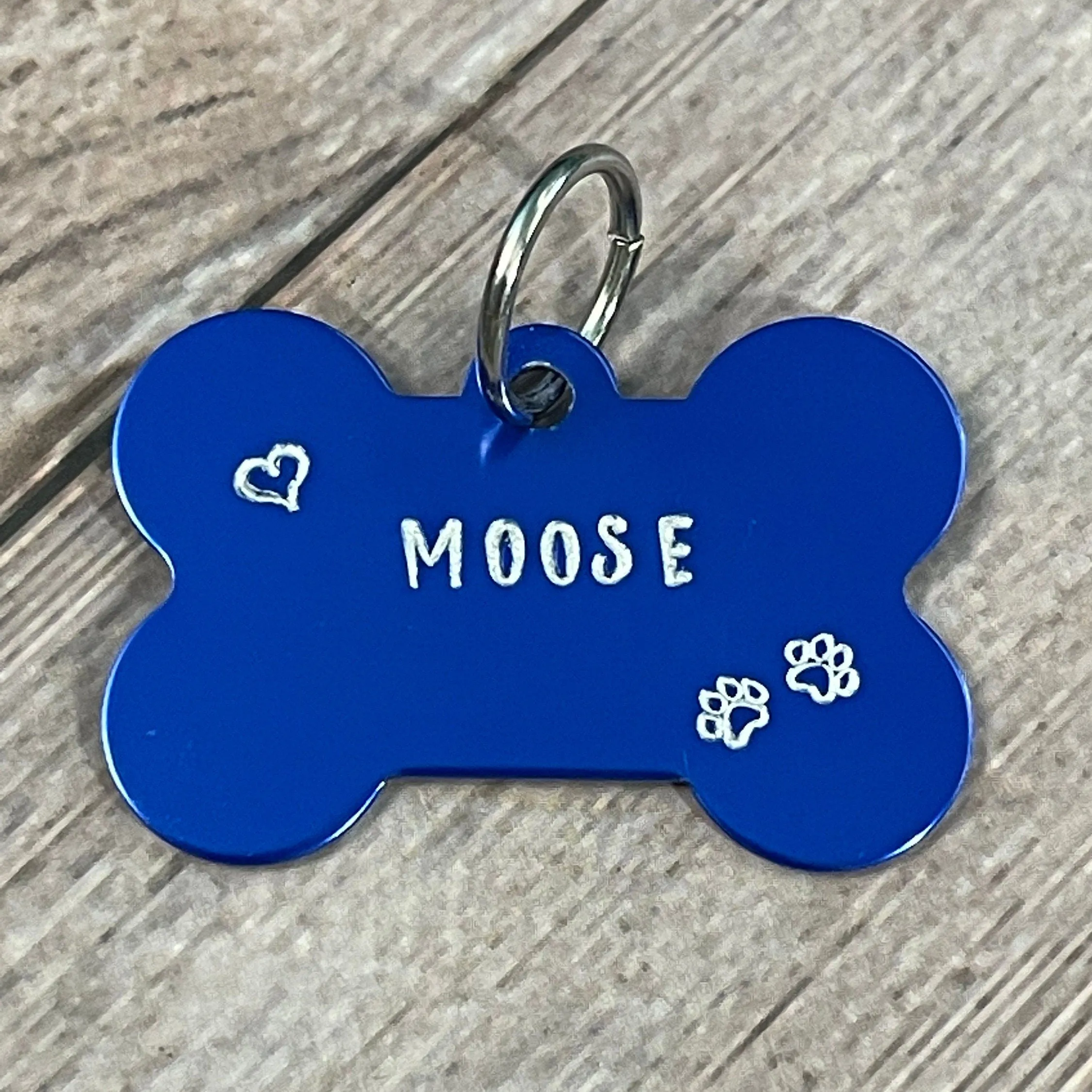 BLUE PET ID TAG
