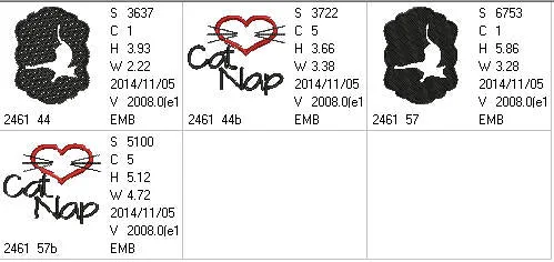 Cats Silhouette Combo