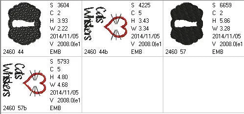 Cats Silhouette Combo