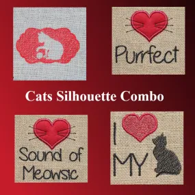 Cats Silhouette Combo