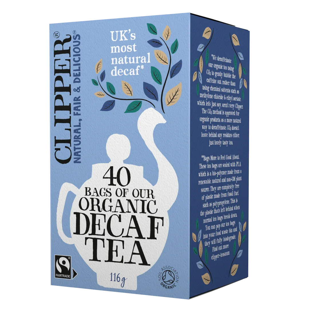 Clipper Organic Decaf Tea 40 Unbleached Bags