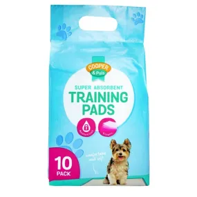 Cooper & Pals Super Absorbent Moisture Puppy Training Pads 10 Pack