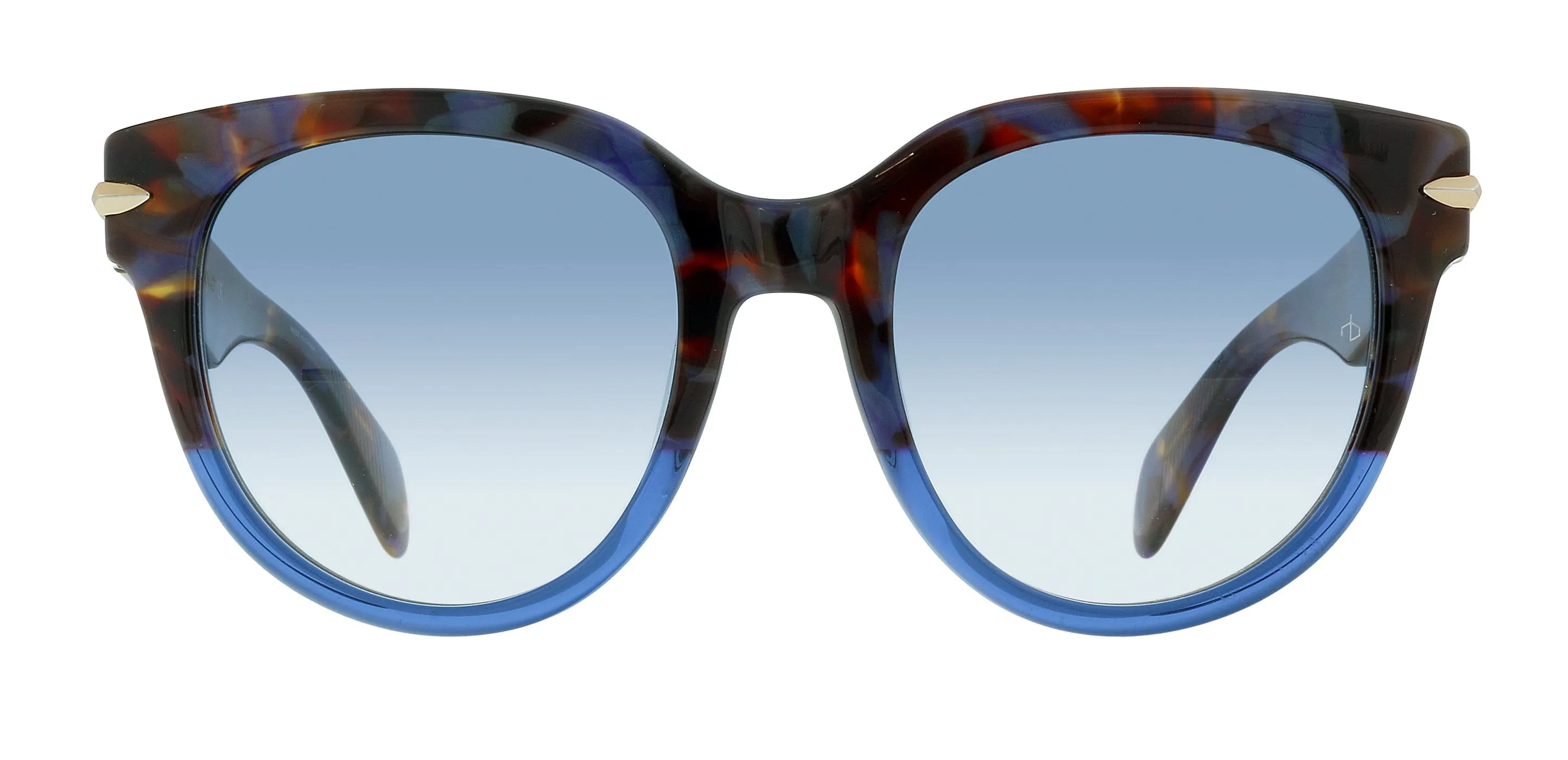 Damaged/Store Return Rag And Bone RNB1003/S I4 0JBW Blue Havana  Sunglasses