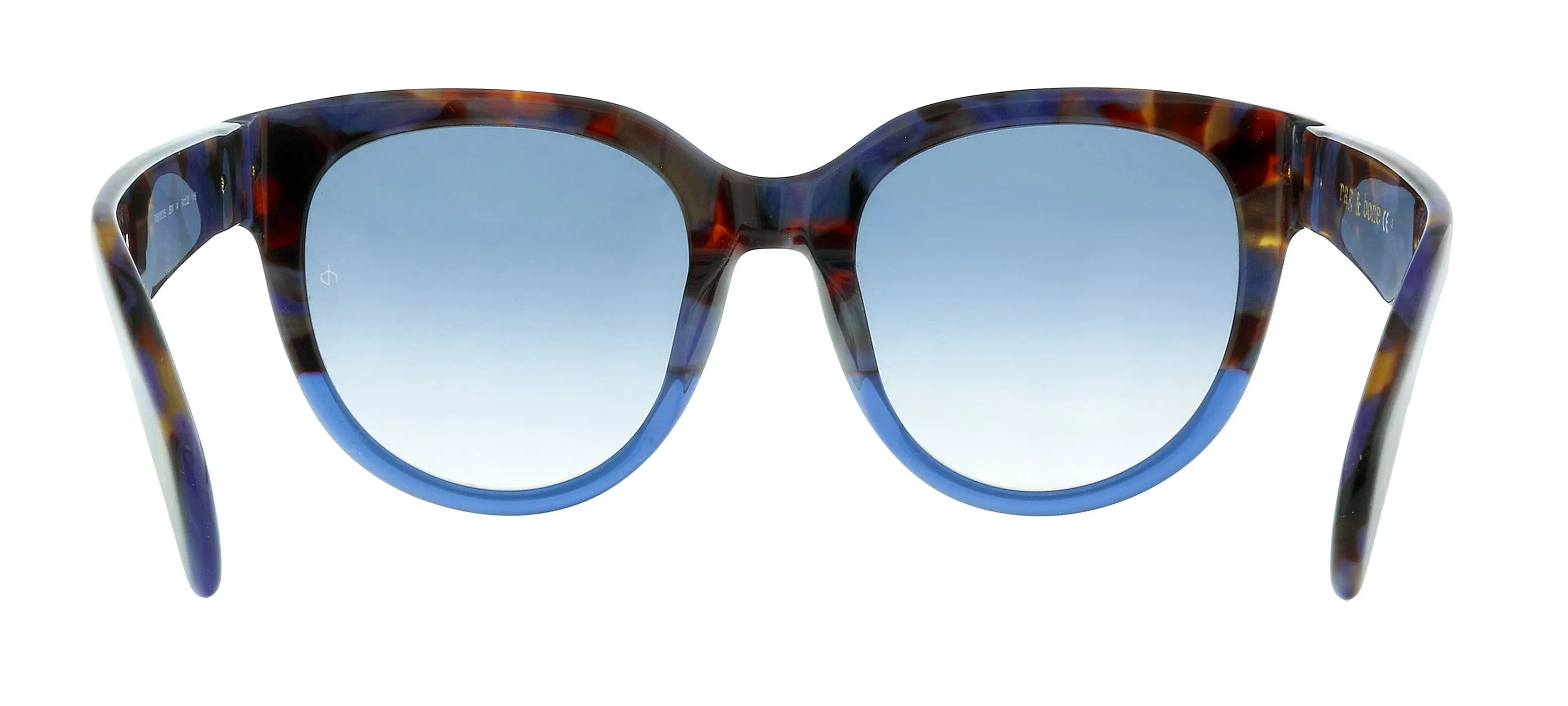 Damaged/Store Return Rag And Bone RNB1003/S I4 0JBW Blue Havana  Sunglasses