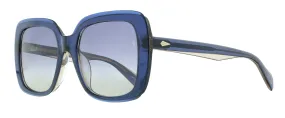 Damaged/Store Return Rag And Bone RNB1033/G/S FF 0YRQ Blue Beige Sunglasses