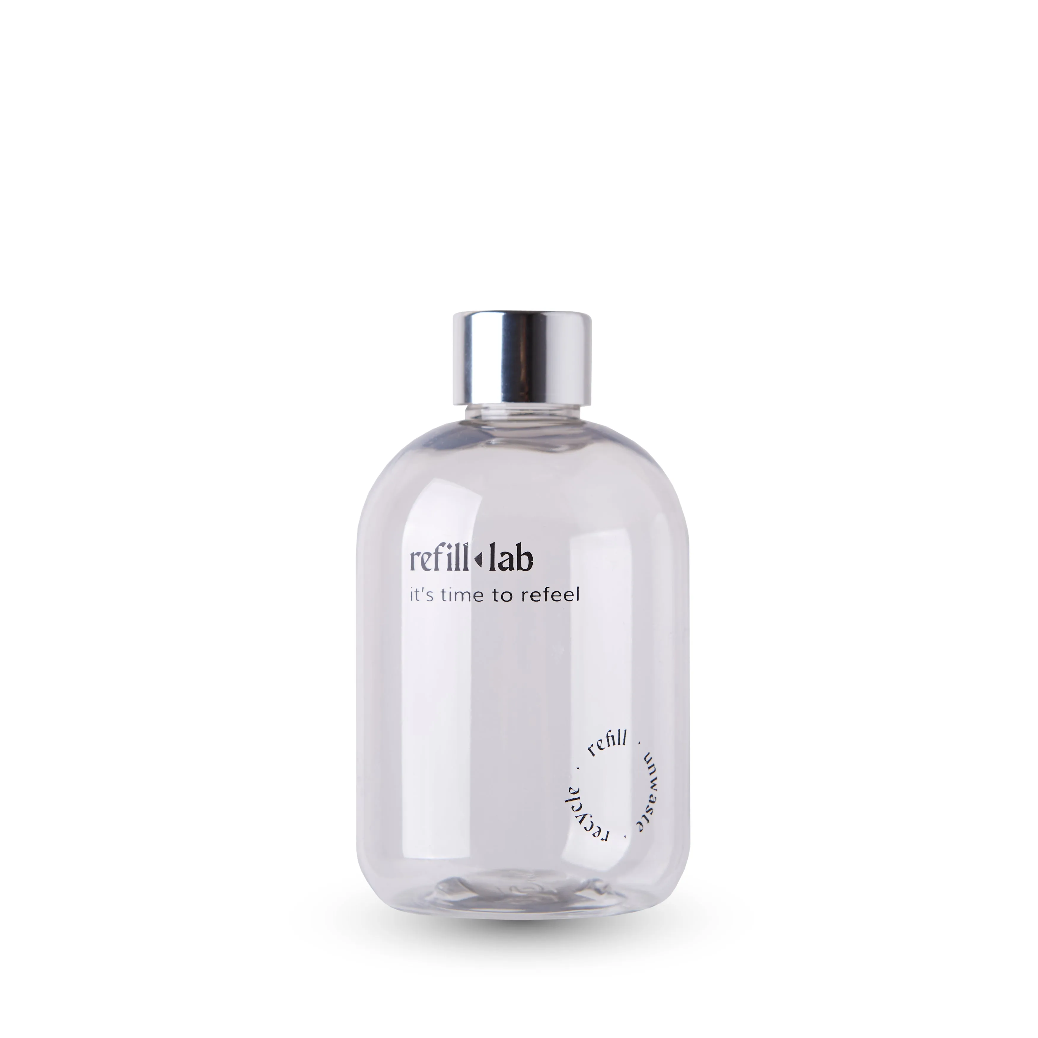 Envase PET ambar con válvula cremera 300ml