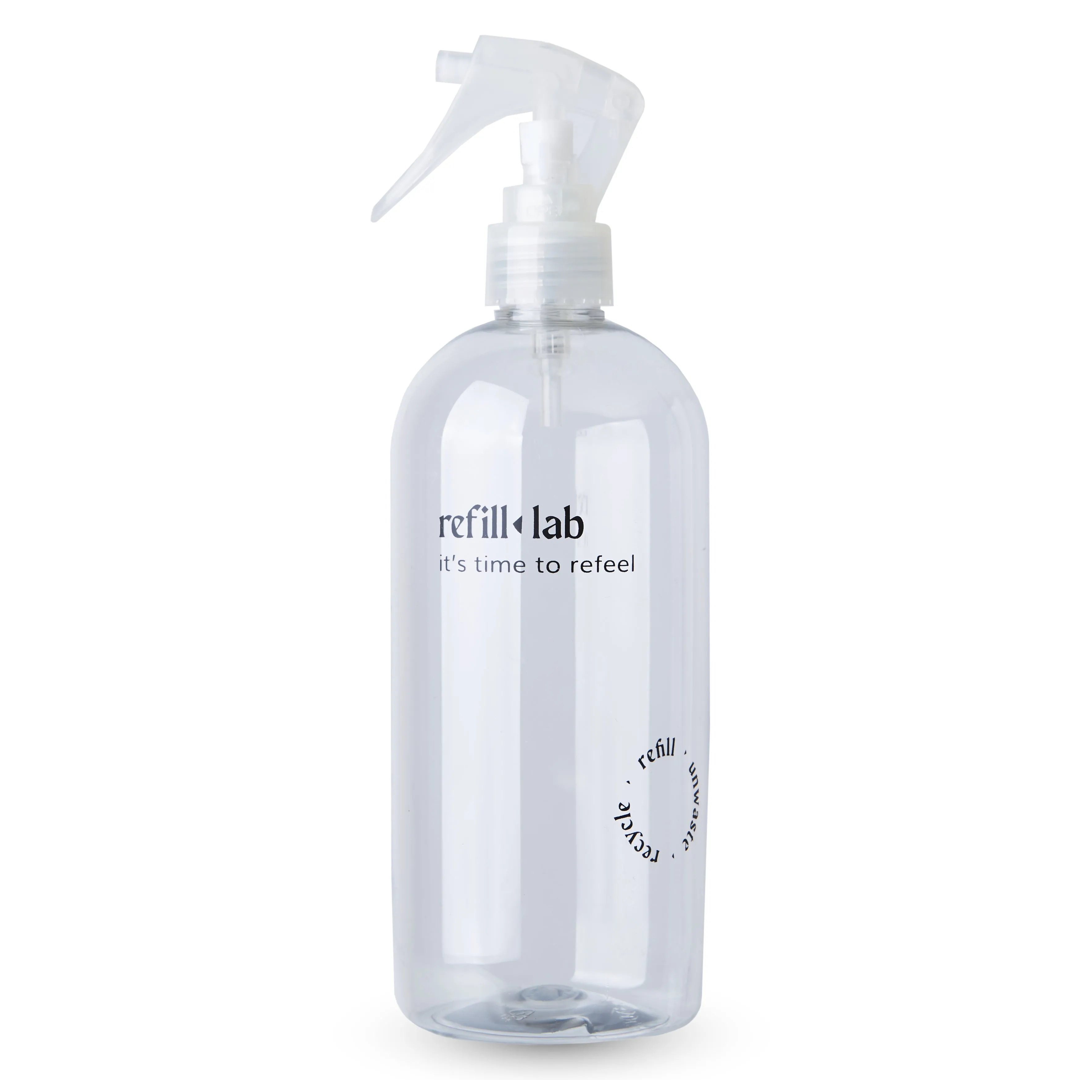 Envase PET ambar con válvula cremera 300ml