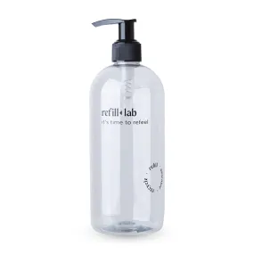 Envase PET cristal con válvula cremera 500ml