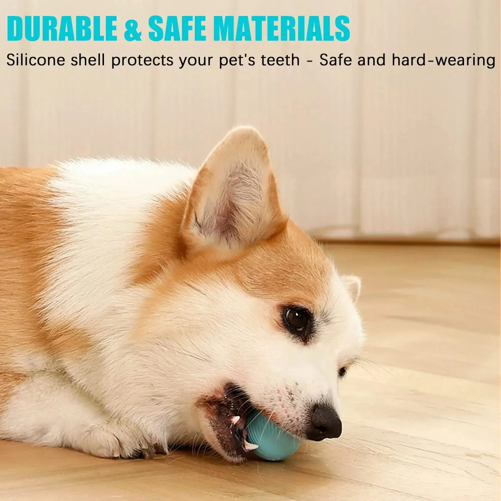 Interactive Cat Toys Ball, Automatic 360° Self-Rotating Rolling Ball USB Accessories Cats Pet Exercise Chase Toy Ball for Kitten