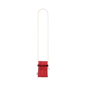 Knit Pleated Phone Bag made from Recycled Ocean Plastic - Flamingo