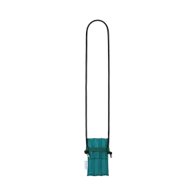 Knit Pleated Phone Bag made from Recycled Ocean Plastic - Green