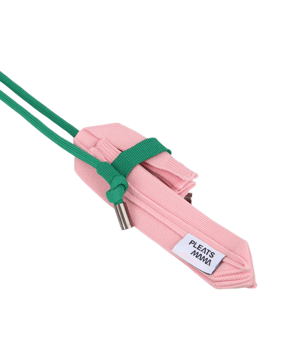 Knit Pleated Phone Bag made from Recycled Ocean Plastic - Pink