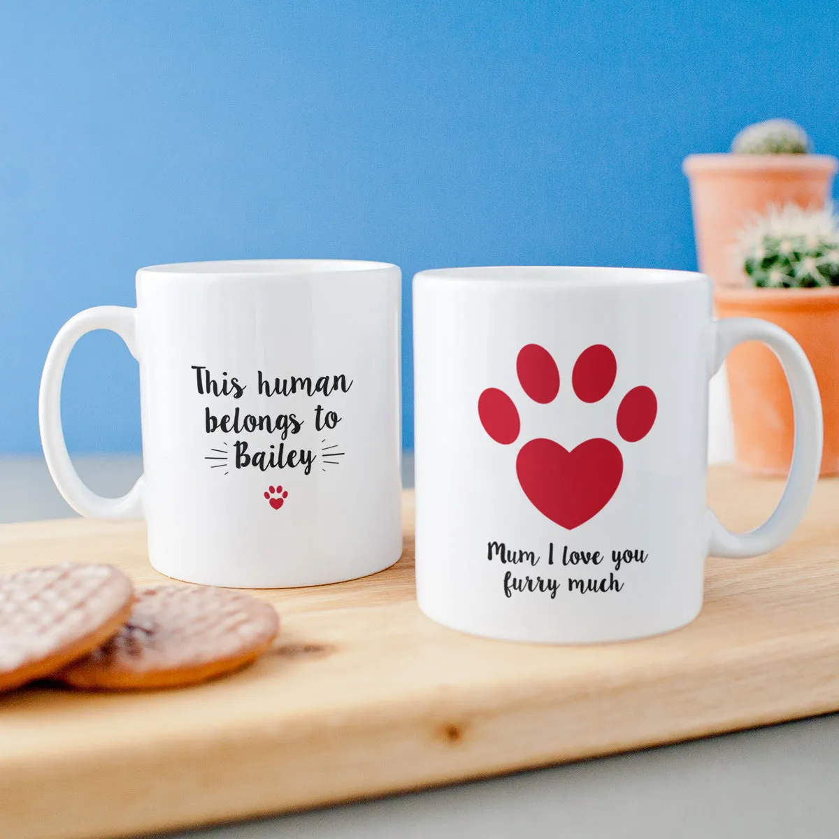 Personalised Pet Mum Animal Lover Keyring