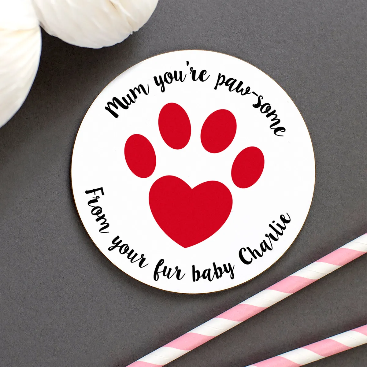 Personalised Pet Mum Animal Lover Keyring