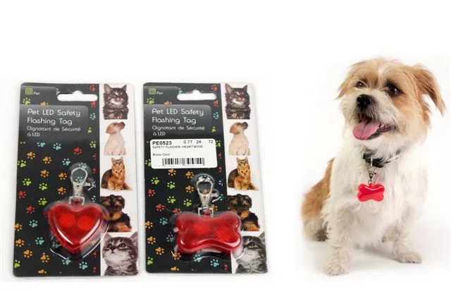 Pet LED Safety Flashing Tag