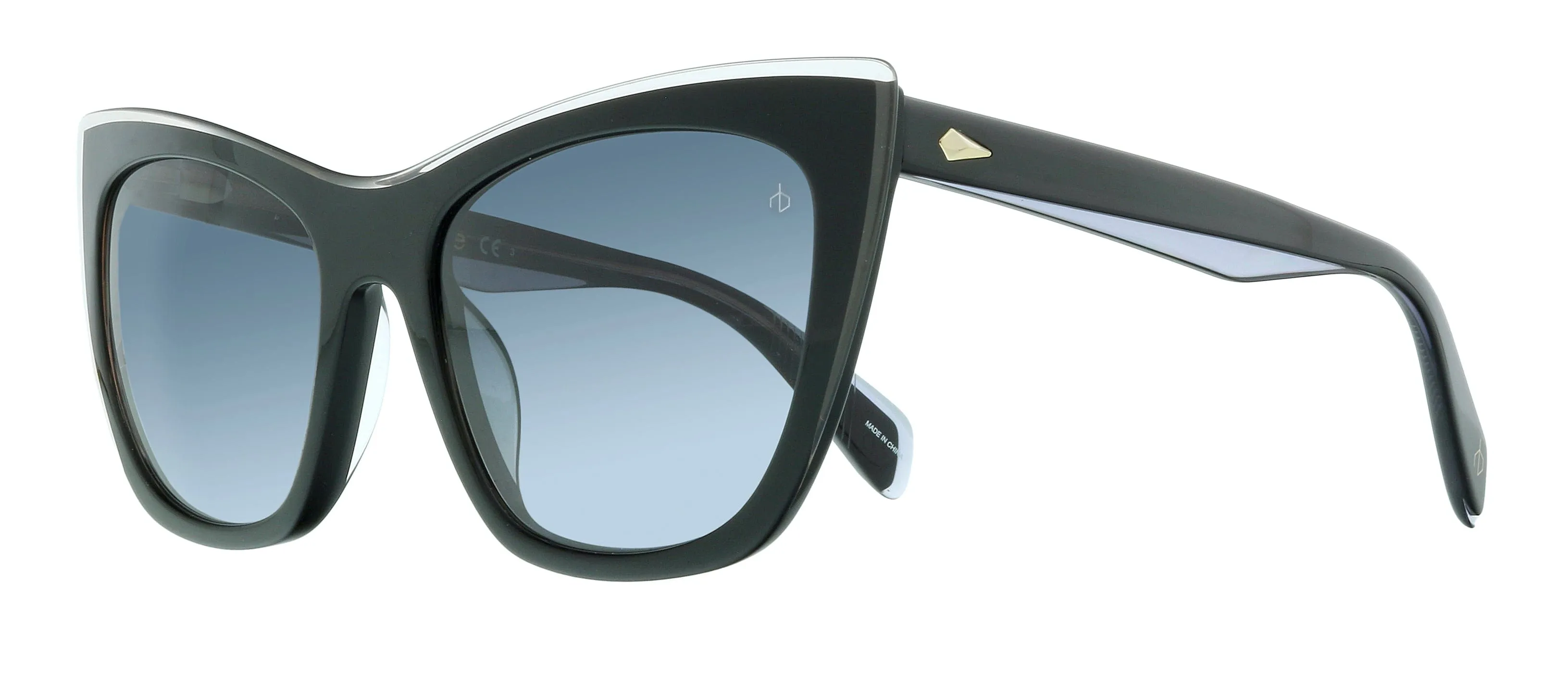 Rag & Bone RNB1039/G/S 9O 008A Black Grey  Sunglasses