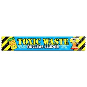 Toxic Waste Sour Blue Raspberry Chew Bars - 50 Count